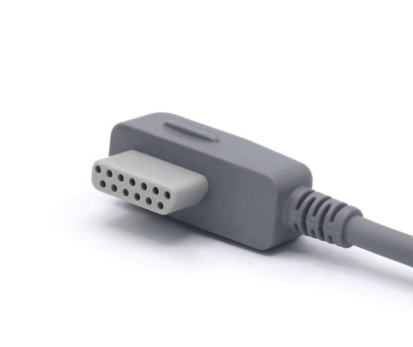 আইএসও ১৩৪৮৫ রেকর্ডার ইসিজি হোল্টার ক্যাবল পোর্টেবল ৭ লিড স্ন্যাপ সহ