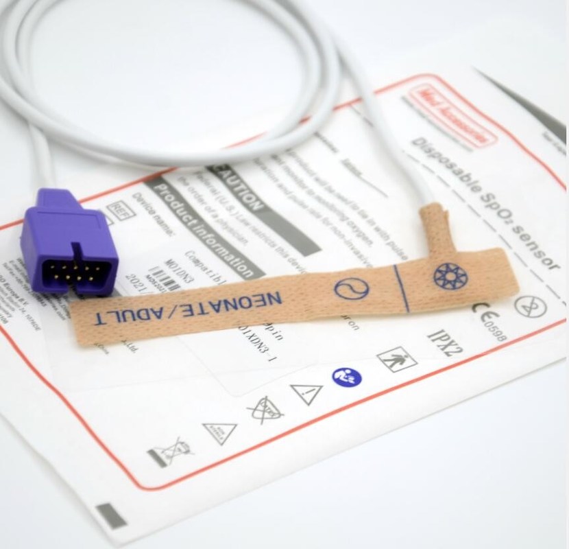 পোর্টেবল নেলকোর পেডিয়াট্রিক স্পো2 সেন্সর অ-বিষাক্ত একক অক্সিমিটার সেন্সর