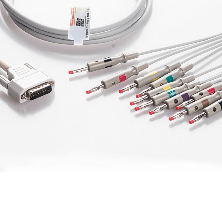 বার্ডিক এট্রিয়া প্লাস ইক্লিপ্স ডাইরেক্ট কানেক্ট ইকেজি ক্যাবল 10 লিডস এএইচএ ব্যানান 3.0m দৈর্ঘ্য