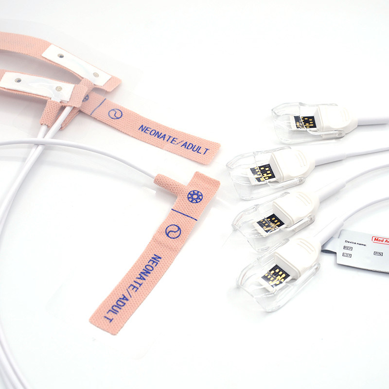 সুদূর ইনফ্রারেড প্রাপ্তবয়স্ক স্পো 2 সেন্সর মাসিমো আঠালো টেপ ডিসপোজেবল নবজাতক মনিটর স্পো 2 সেন্সর