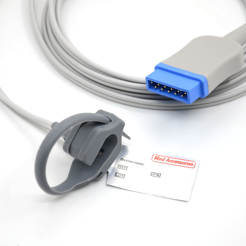 প্রাপ্তবয়স্ক নরম টিপ Spo2 সেন্সর 11 পিন পালস অক্সিমিটার প্রোব ল্যাটেক্স মুক্ত পুনরায় ব্যবহারযোগ্য নবজাতক আবরণ