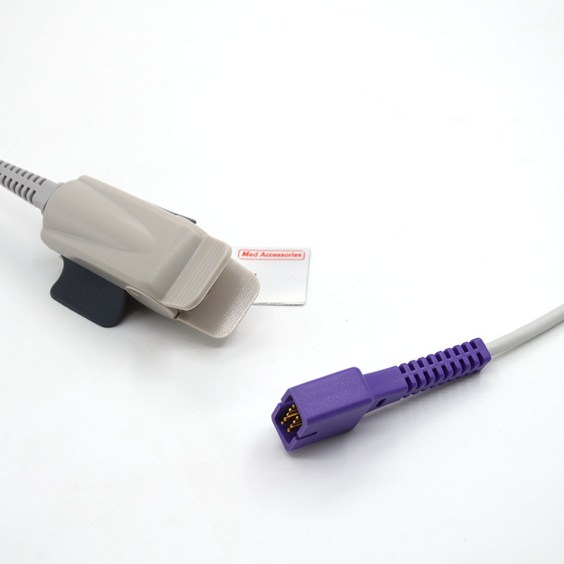 উচ্চ মানের পোর্টেবল পালস অক্সিমিটার স্পো 2 সেন্সর প্রাপ্তবয়স্ক 9 পিন মাল্টি ফাংশন