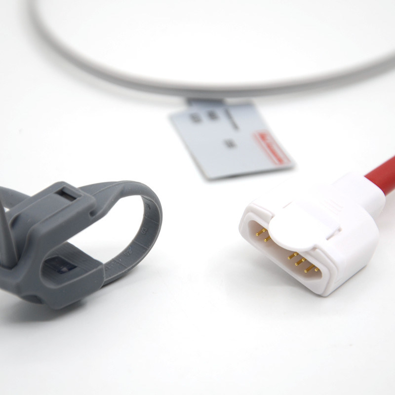 নমুনা বিনামূল্যে গরম বিক্রয় স্পো 2 সেন্সর পুনরায় ব্যবহারযোগ্য Radical-7 Rad-87 Rad-57 সামঞ্জস্যপূর্ণ Masim Neonate Wrap SpO2 সেন্সর সহ