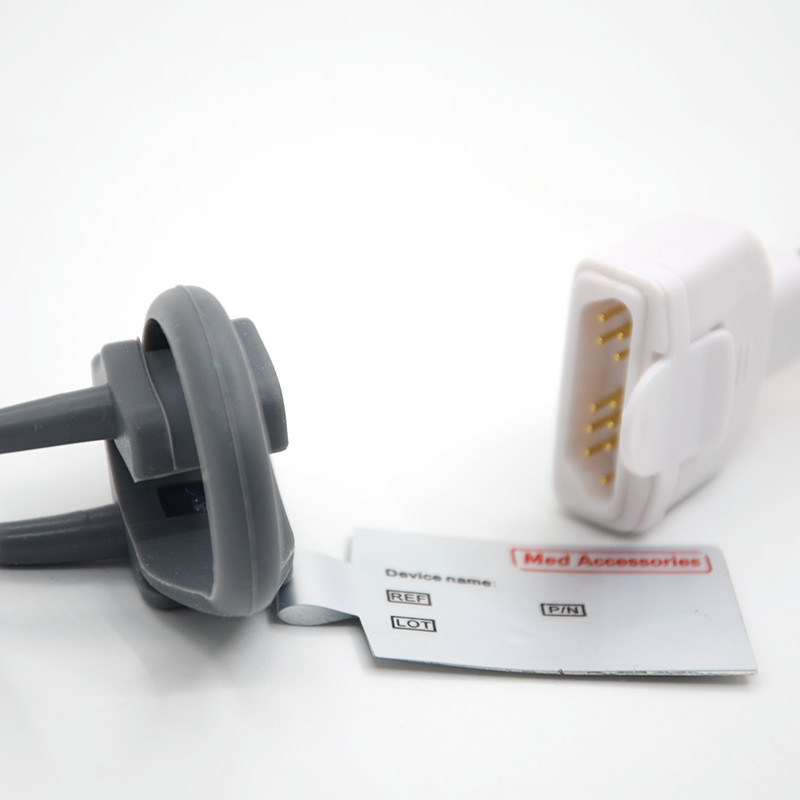 নমুনা বিনামূল্যে গরম বিক্রয় স্পো 2 সেন্সর পুনরায় ব্যবহারযোগ্য Radical-7 Rad-87 Rad-57 সামঞ্জস্যপূর্ণ Masim Neonate Wrap SpO2 সেন্সর সহ