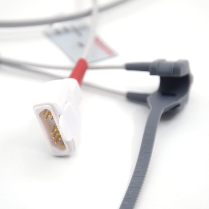 নমুনা বিনামূল্যে গরম বিক্রয় স্পো 2 সেন্সর পুনরায় ব্যবহারযোগ্য Radical-7 Rad-87 Rad-57 সামঞ্জস্যপূর্ণ Masim Neonate Wrap SpO2 সেন্সর সহ