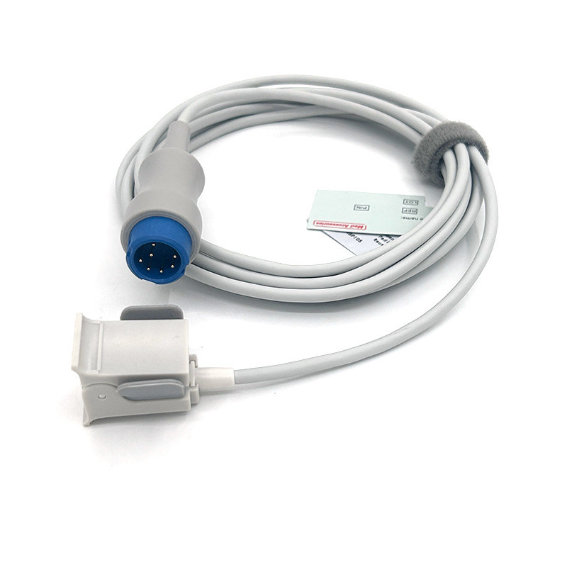 শিশু আঙুল টিপিইউ গ্রে স্পো২ সেন্সর ক্যাবল একক প্যাক সব রোগীদের জন্য মিন্ড্রে সার্টিফাইড