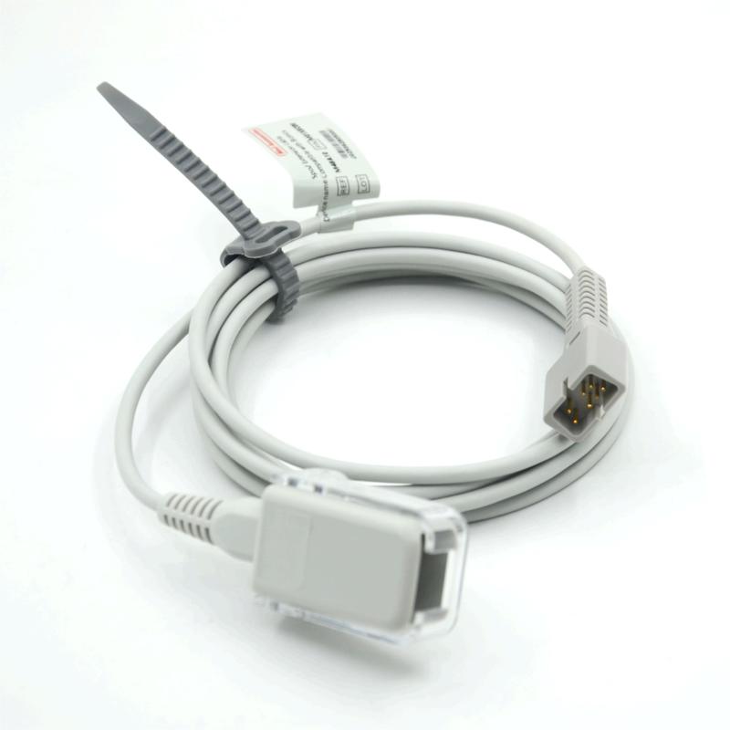 মেডিকেল মনিটর সামঞ্জস্যপূর্ণ বায়োনিকস থেকে নেলকর SpO2 অ্যাডাপ্টার কেবল SpO2 এক্সটেনশন কেবল