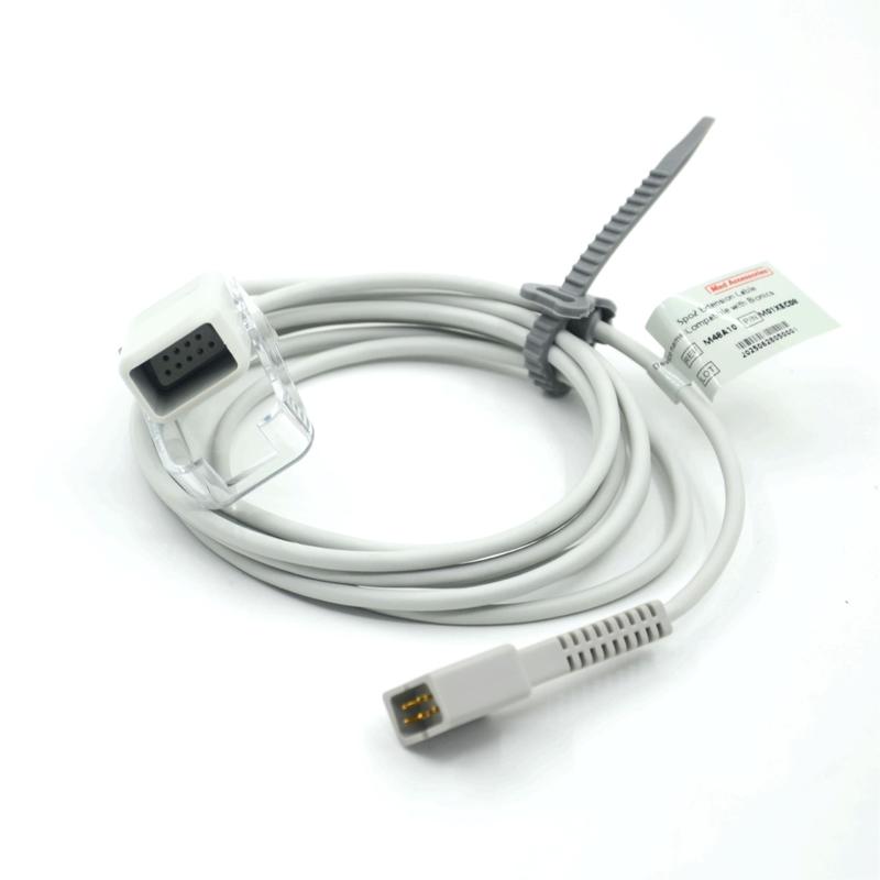 মেডিকেল মনিটর সামঞ্জস্যপূর্ণ বায়োনিকস থেকে নেলকর SpO2 অ্যাডাপ্টার কেবল SpO2 এক্সটেনশন কেবল