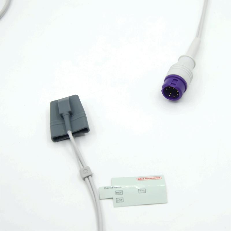 সামঞ্জস্যপূর্ণ মাইন্ড্রে ইপিএম 15 পুনরায় ব্যবহারযোগ্য পেডিয়াট্রিক নরম প্রস্তুতকারক মনিটর আনুষাঙ্গিক SpO2 সেন্সর