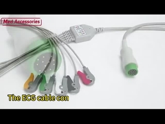 মাল্টি ফাংশন ইসিজি ইসিজি কর্ড মেডিকেল প্রাকটিক্যাল সামঞ্জস্যপূর্ণ ড্রাগার সিমেন্স